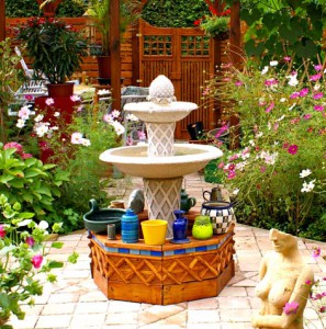 Mediterraner Patio-Garten Lünen