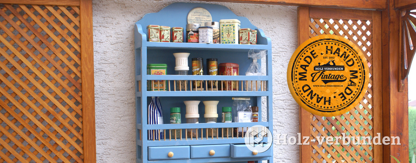 VINTAGE - Gewürzregal - Spice Rack - étagère à épices