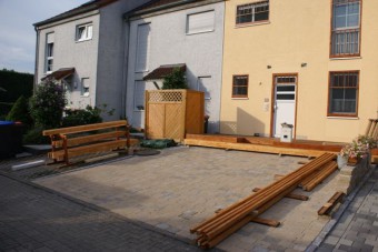 Dachkonstruktion - Pfosten