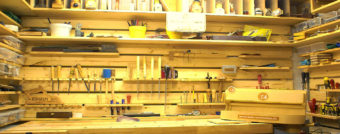 Blick in Hobby-Werkstatt www.holz-verbunden.de